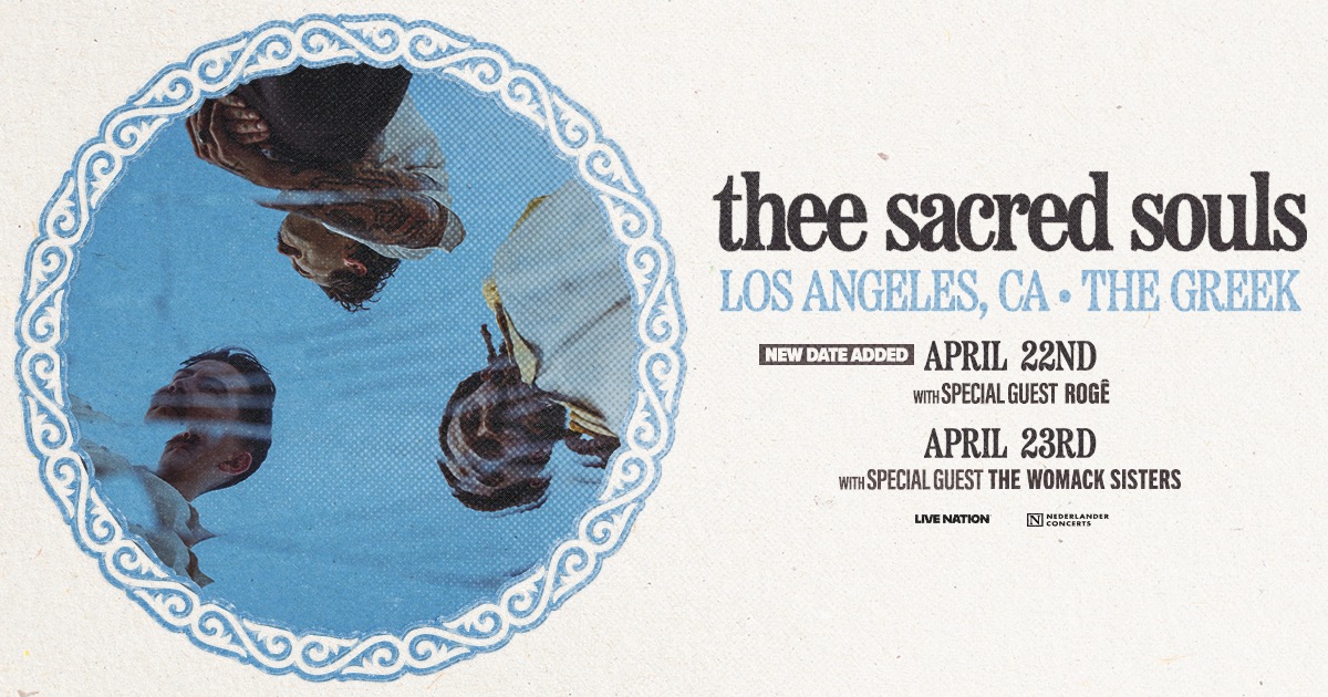 Thee Sacred Souls The Constellation Tour Poster 2026